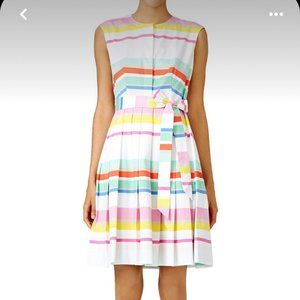 Kate Spade Multi Cape Stripe Shirtdress